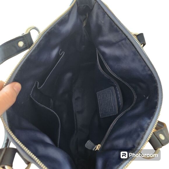 Coach Daisy Spectator Emma Tote Classic Nautical City Simple French Career Basic - Picture 5 of 6